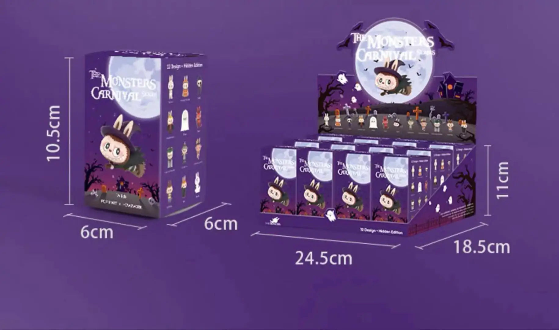 Pop Mart Labubu Halloween Figurine Monstre PVC 8 cm