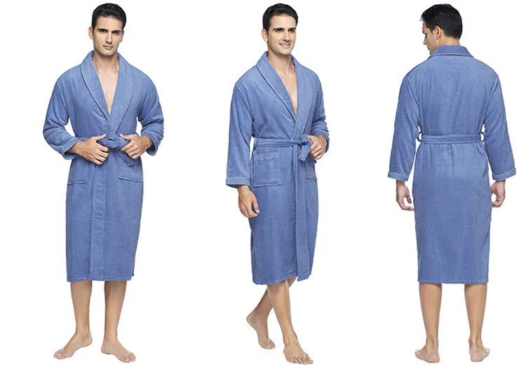 Robe de bain Unisexe Éponge Lavande