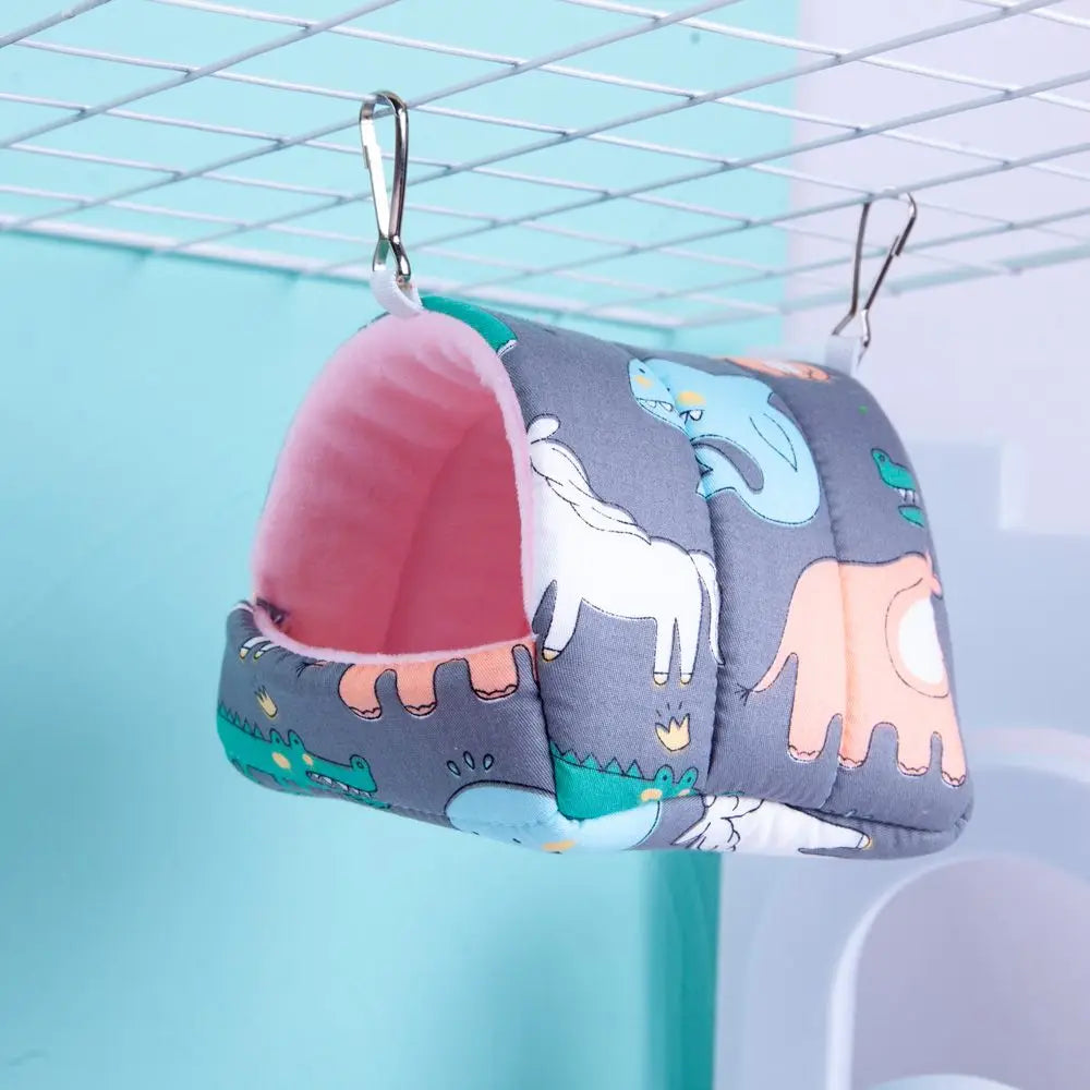 Lit De Couchage Dessin Animé Mignon Pour Lapin Souris Hamster Animal De Compagnie Maison Hivernale Chaude En Flanelle by LSDLBoutique.ch