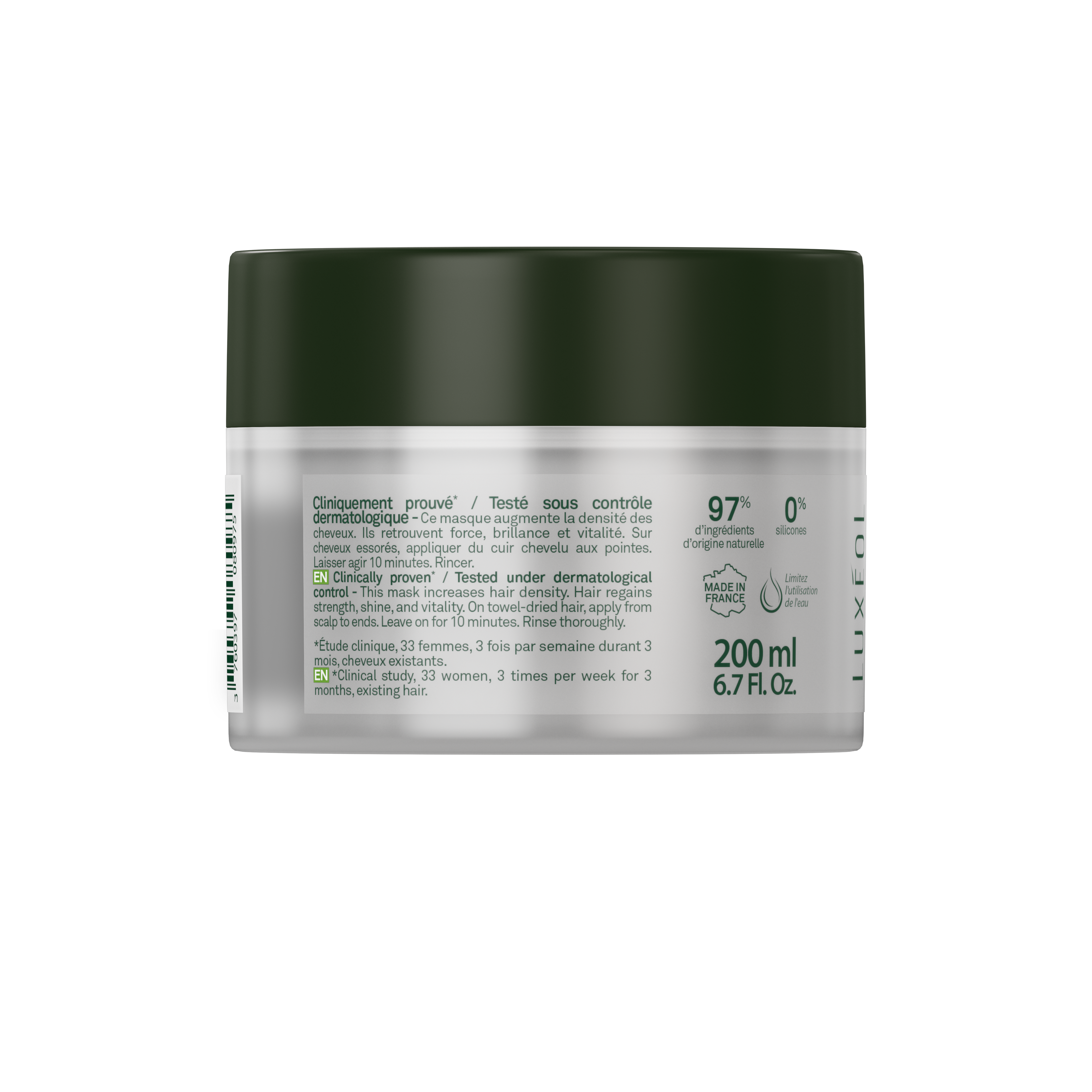 Masque capillaire nutrition et pousse – Luxéol Masque Pousse