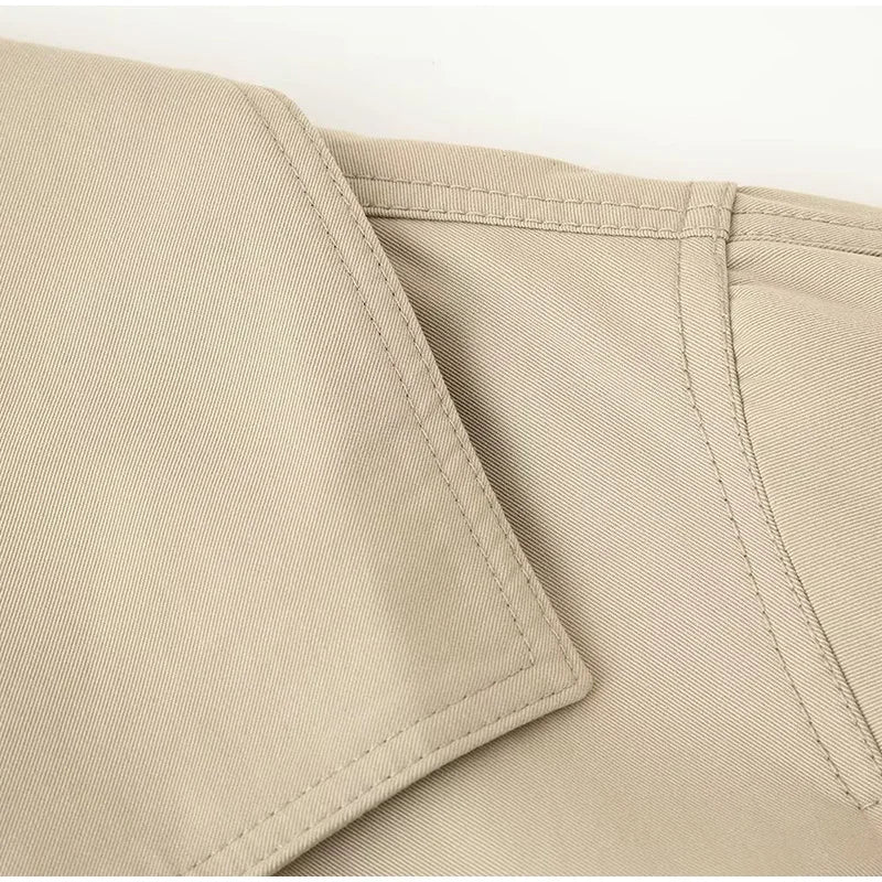 Nonen Veste Pilote Femme Polyester Marron Fermeture Éclair Revers Ample