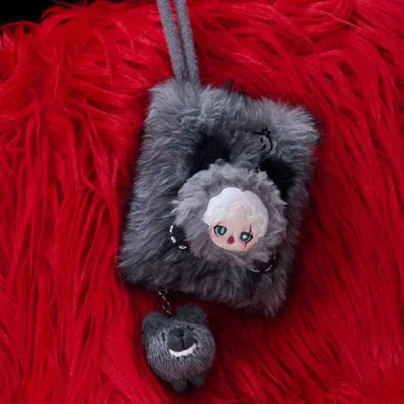 POP MART SkullPanda Mini Bag Blind Box Plush Brown