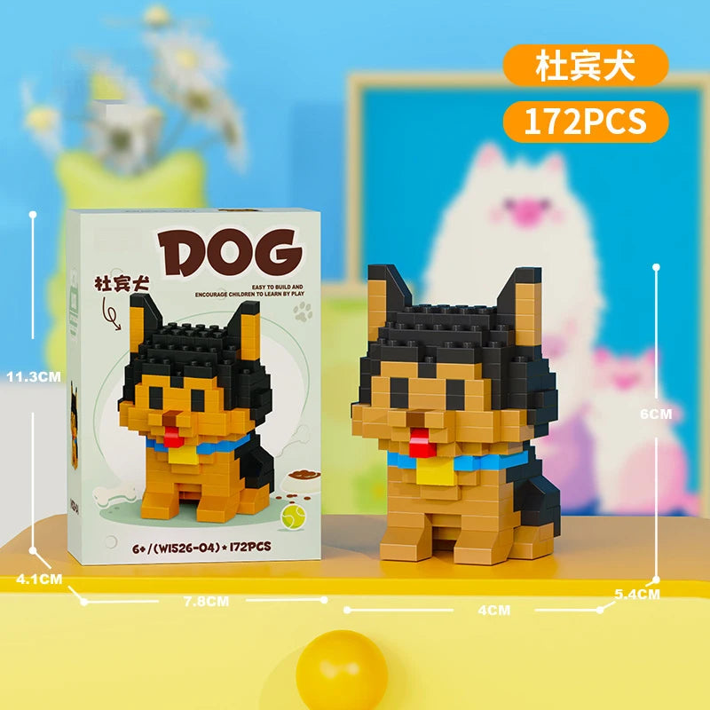 Ensemble De Briques Animaux Micro Blocs De Construction Pour Enfants Adultes Décoration Jouets Compatibles Lego ABS by LSDLBoutique.ch