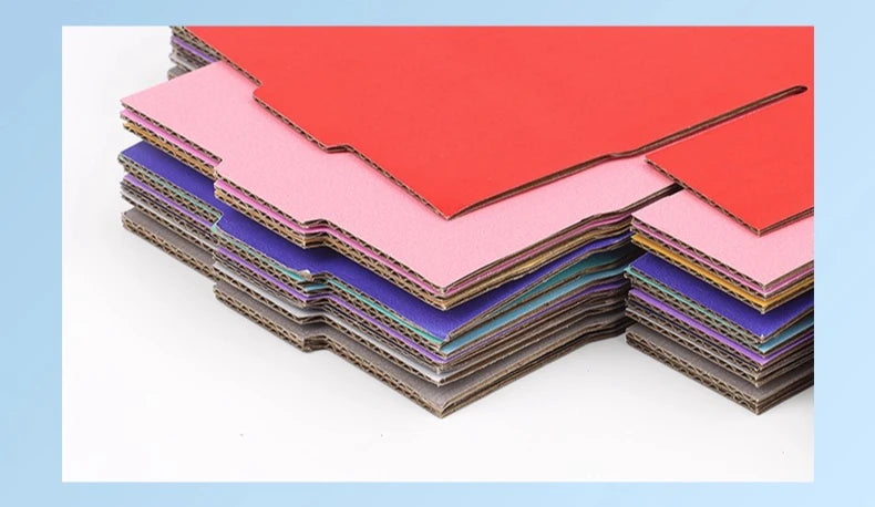 Boîte Pliante Épaisse En Carton Triple Couche Lot De 10 Couleurs