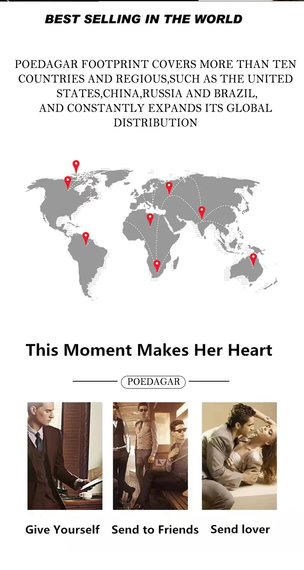 Montre Homme POEDAGAR Étanche Date Cuir Quartz Sport Chic Design Carré Moderne Masculin by LSDLBoutique.ch