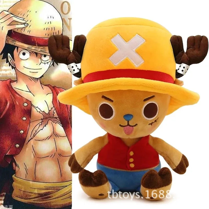 Peluche One Piece – Personnages des Straw Hat Pirates – Mini Tony Chopper et Compagnons