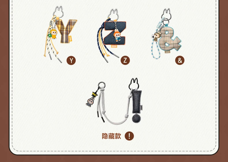 POPMART les monstres broche pour amour série lettre pendentif boîte aveugle devinez sac boîte mystère jouets poupée Anime Figure ornements cadeau by LSDLBoutique.ch