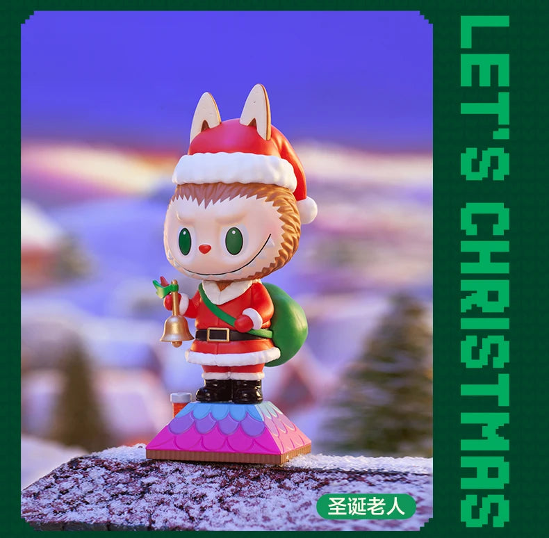 Pop Mart Labubu Let’s Christmas Figurine Mystère en PVC 8 cm Kawaii Collection Noel by LSDLBoutique.ch