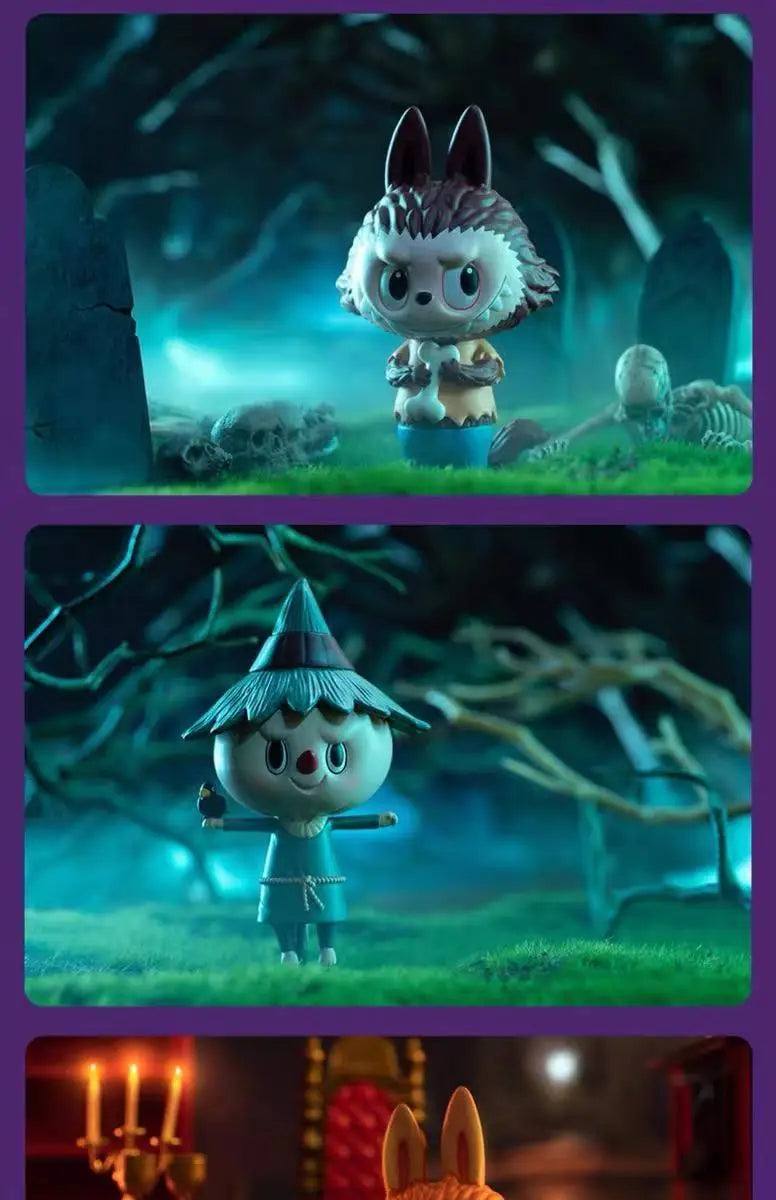 Pop Mart Labubu Halloween Figurine Monstre PVC 8 cm