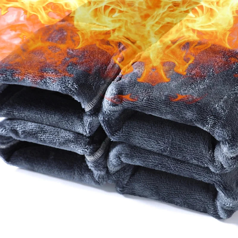 Pantalon d’hiver doublé polaire homme – Coupe décontractée