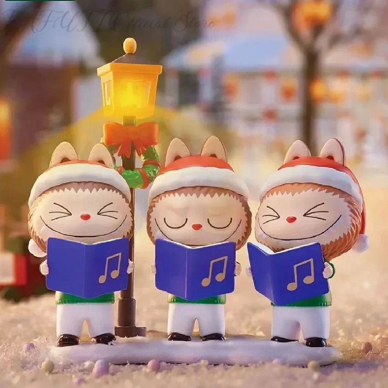 Pop Mart Labubu Let’s Christmas Figurine Mystère en PVC 8 cm Kawaii Collection Noel by LSDLBoutique.ch