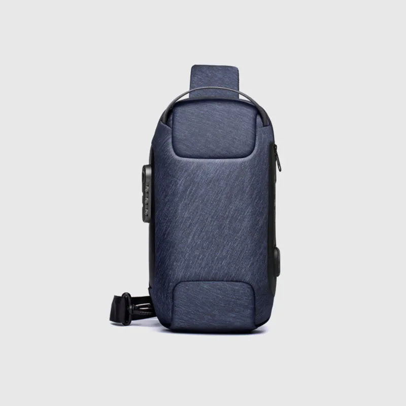Clyine Sac Bandoulière USB Étanche Oxford Antivol Pour Homme