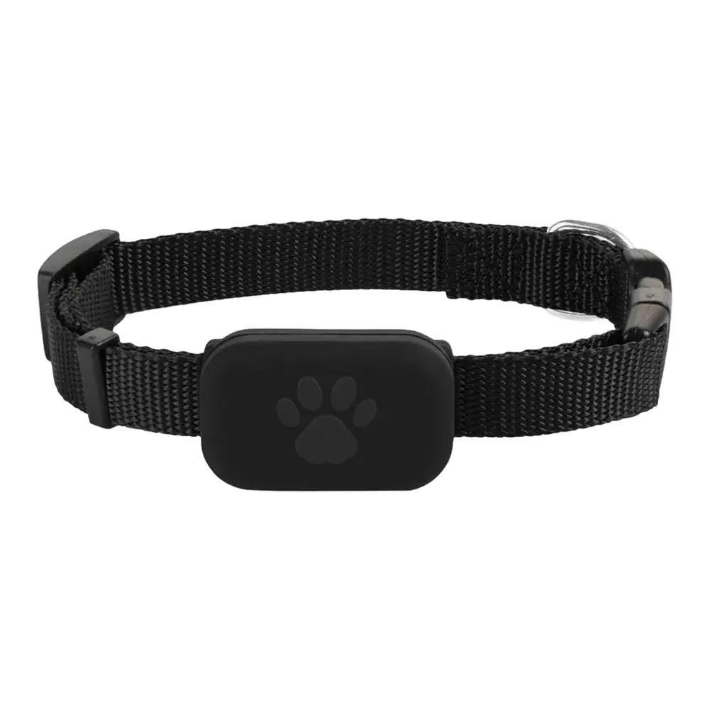 Traceur GPS pour animaux sur collier réglable noir en nylon, LSDLBoutique
