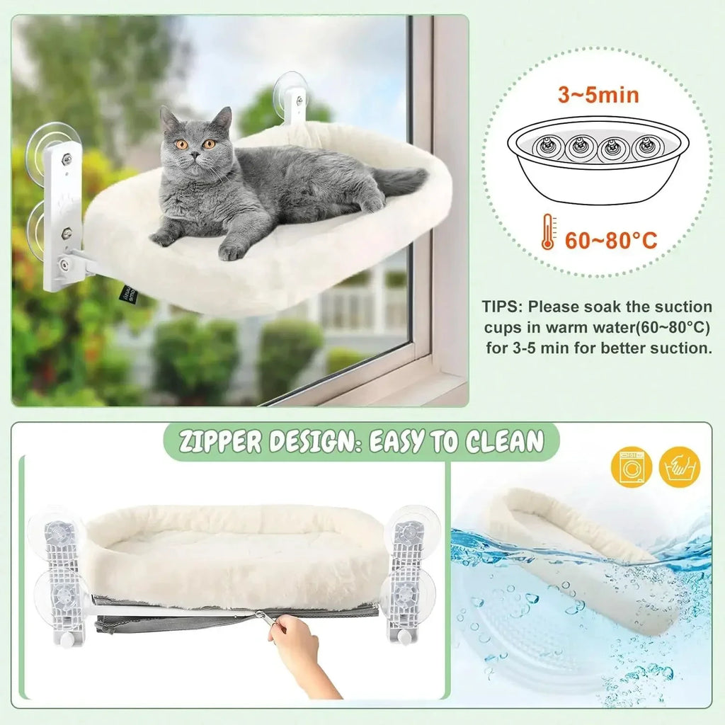 Hamac d Hiver Pour Chat Ventouse Fenêtre Suspendue