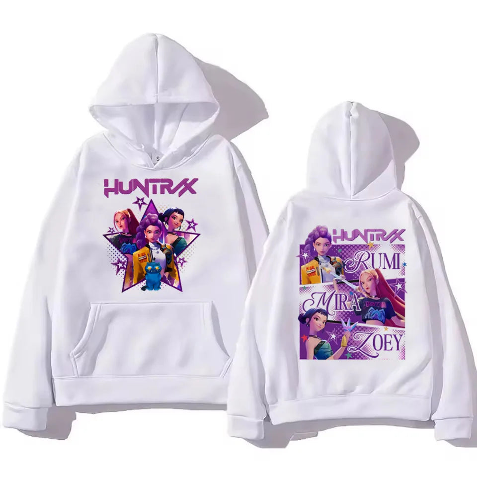 Huntrix Sweat Harajuku Mira Rumi Zoey Édition Limitée