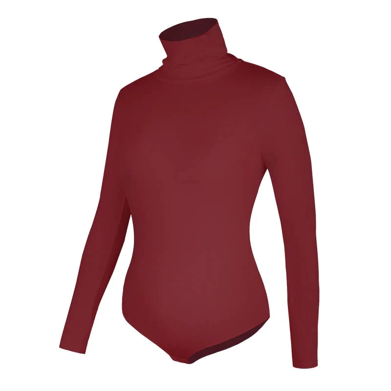 Les Secrets de Léa – Bodysuit thermique col roulé en viscose et spandex – Whitney