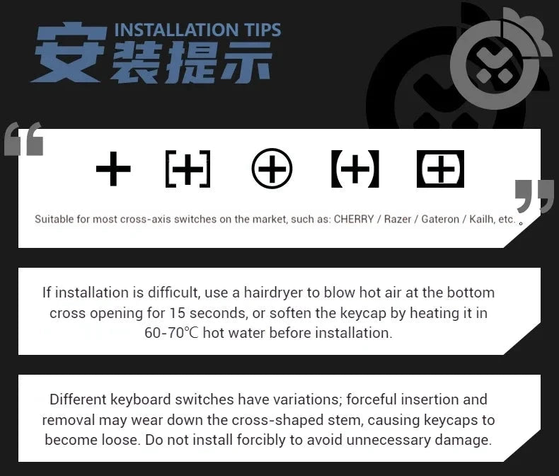 LOBO Capuchon Clavier Pingouin En Résine Kawaii ESC