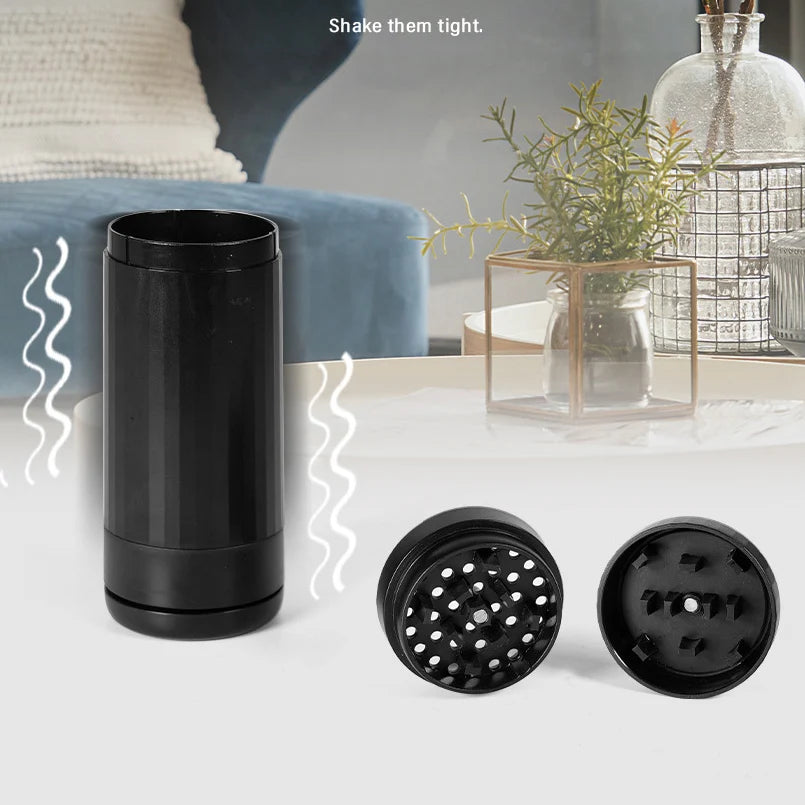 2-in-1 Electric Tobacco Grinder, USB Rechargeable, High Power