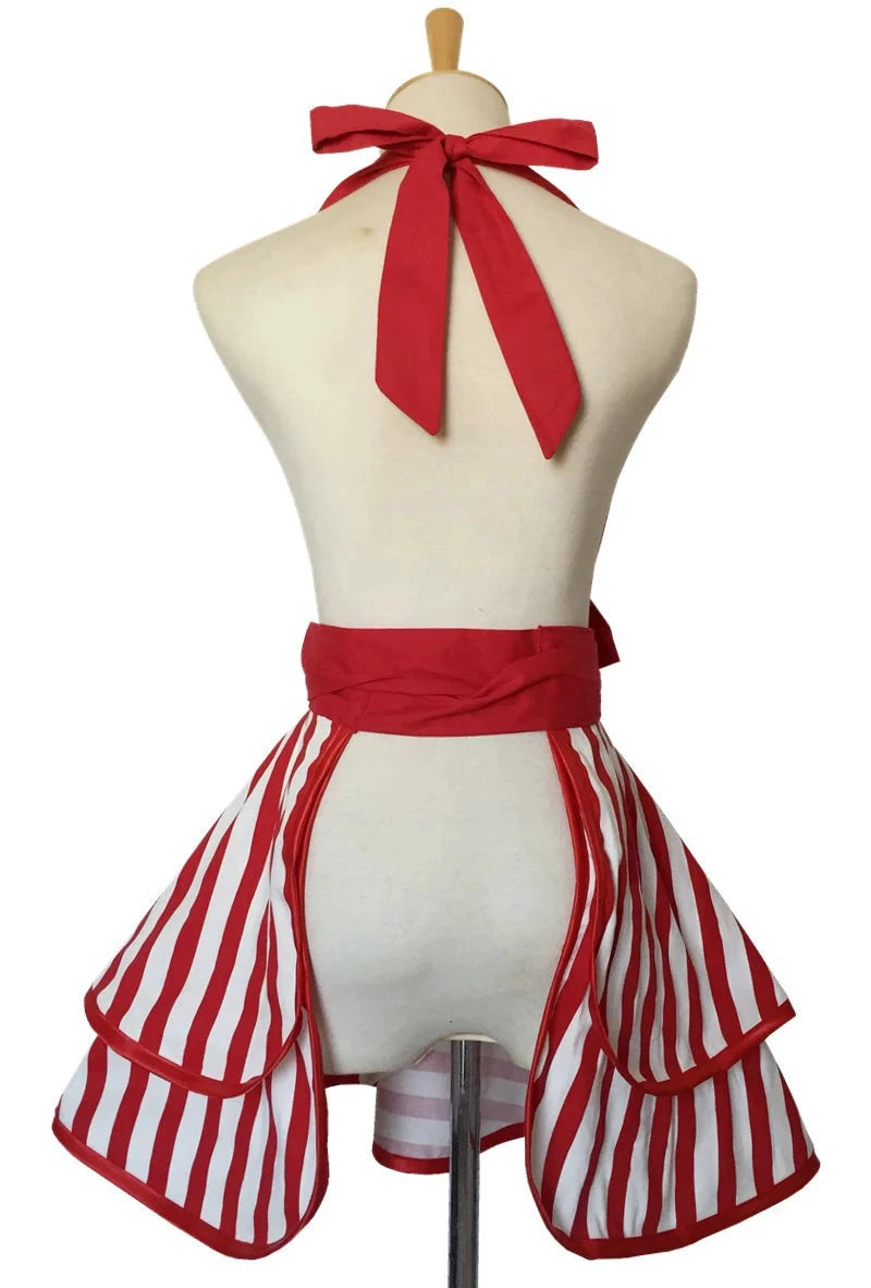 Tablier sans manches en coton