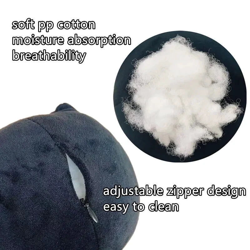 Peluche Chat Noir Kawaii 20 cm Doux Décoration Chambre