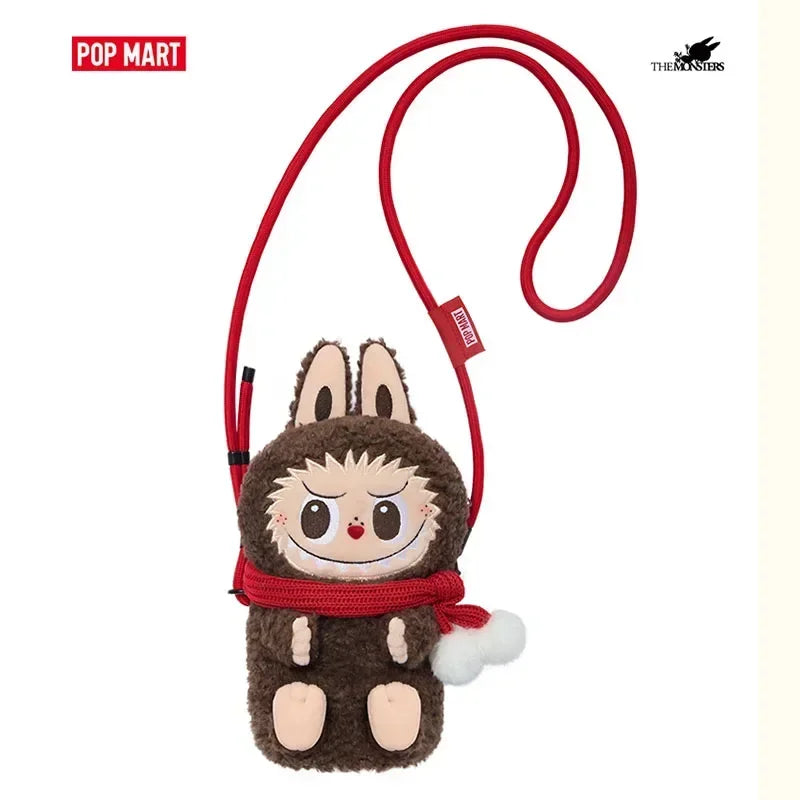 Pop Mart Labubu The Monsters Peluche Marron Sac Bandoulière