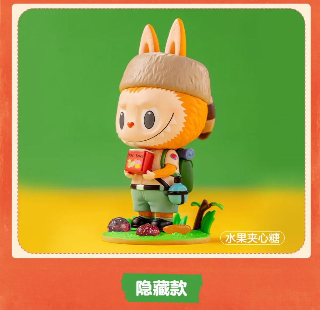 Pop Mart Labubu Figurine Monstres Bonbons PVC Rose Bleu