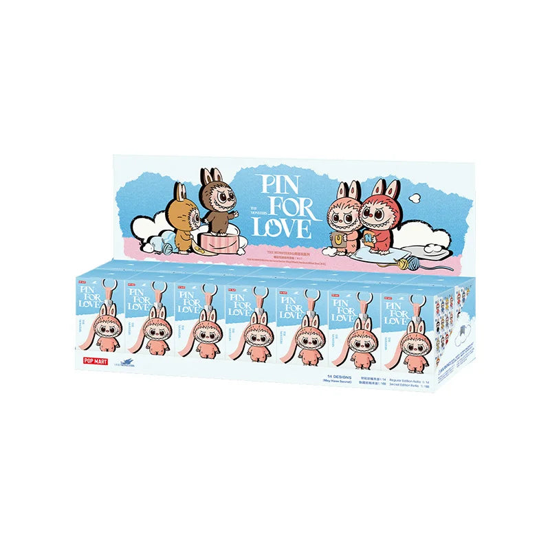Pop Mart Monstres Broche PVC Multicolore Kawaii Collection Boîte Aveugle
