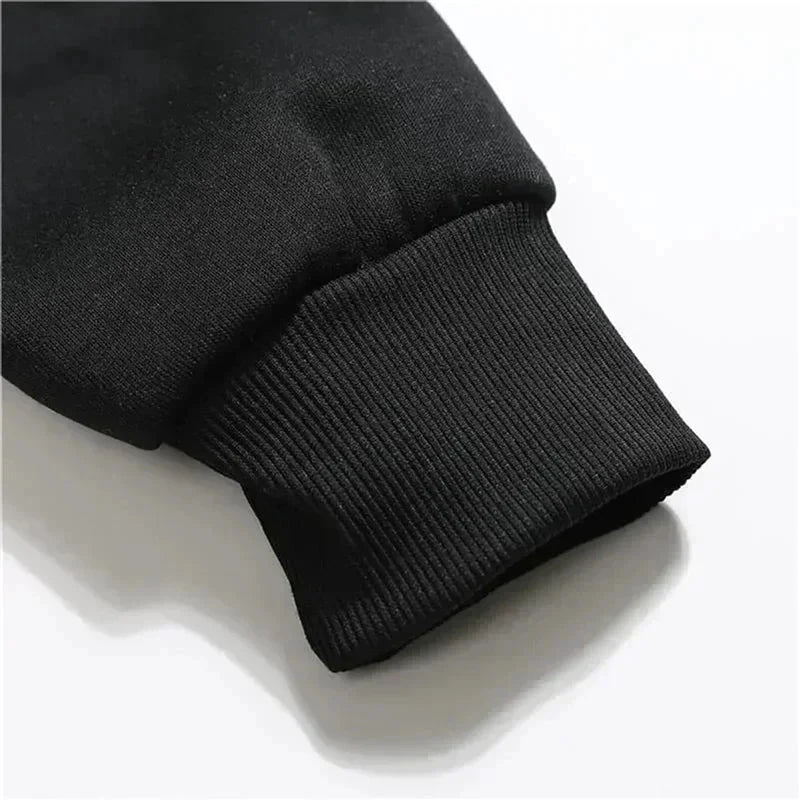 Sweat à capuche zippé oversize en coton avec doublure polaire