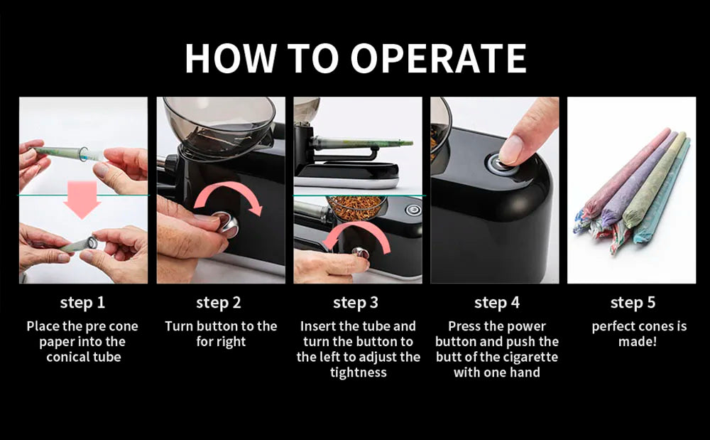 Machine à Rouler Électrique Chargeur Automatique Inoxydable