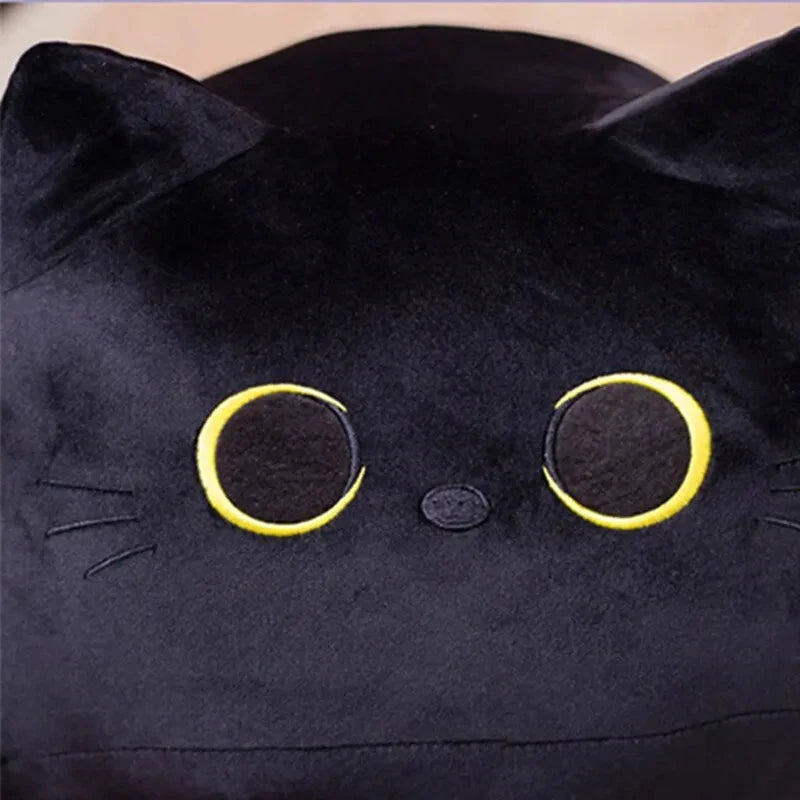 Peluche Chat Noir Kawaii 20 cm Doux Décoration Chambre