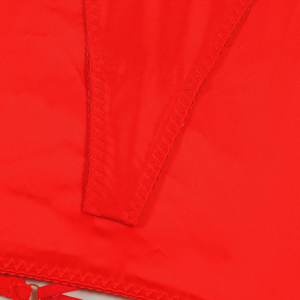 Ellolace Ensemble Lingerie Soutien Gorge Croisé Push Up Dentelle Rouge