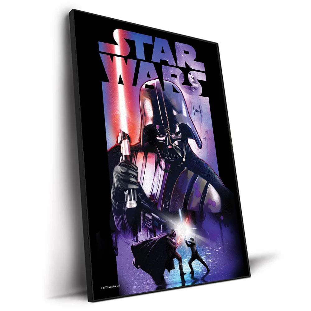 MINISO Poster Canvas Star Wars Dark Vador Et Yoda Sans Cadre Imprimé Sur Toile Premium Encres Résistantes À L Eau by LSDLBoutique.ch