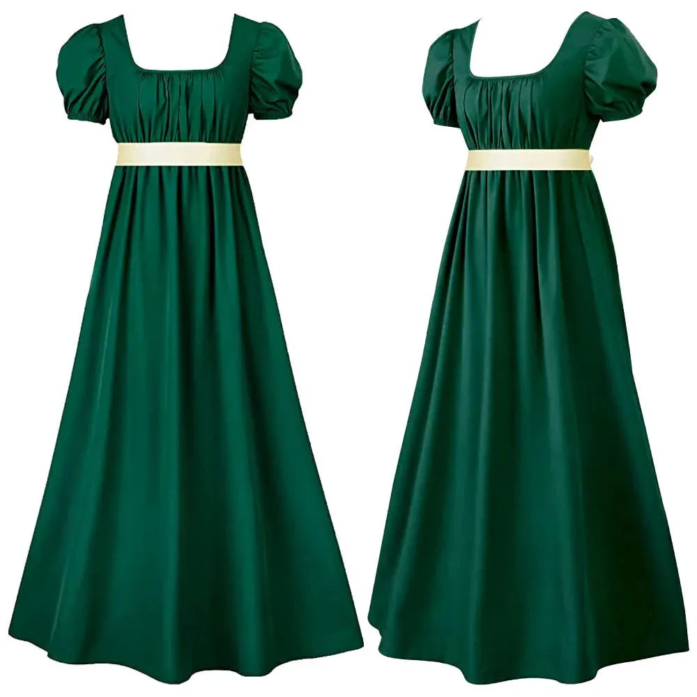 Robe longue style Regency - Tea Dress