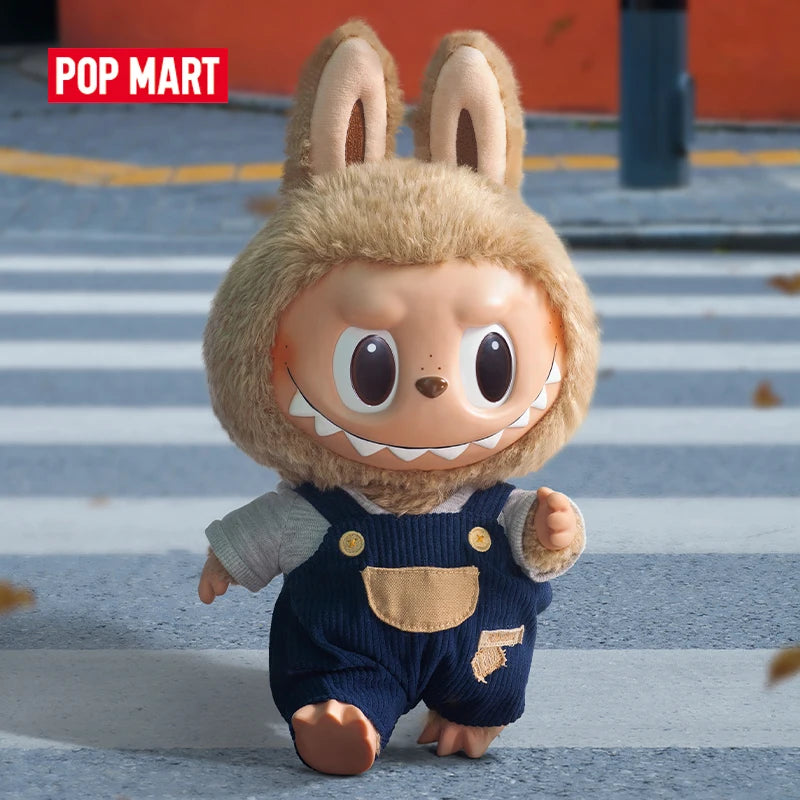 POP MART Labubu Time To Chill Poupée Vinyle Peluche Beige
