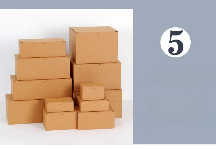 Boîtes Pliantes En Papier Ondulé Lot De 20 Pour Expédition