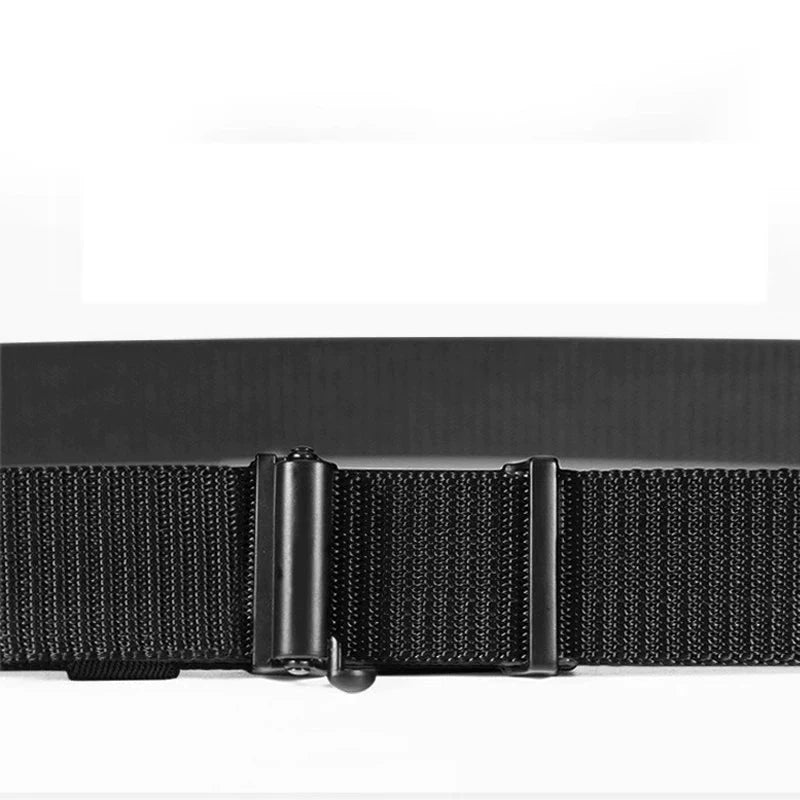 Ceinture Homme Nylon Décontractée Tissée Boucle Automatique 34 mm