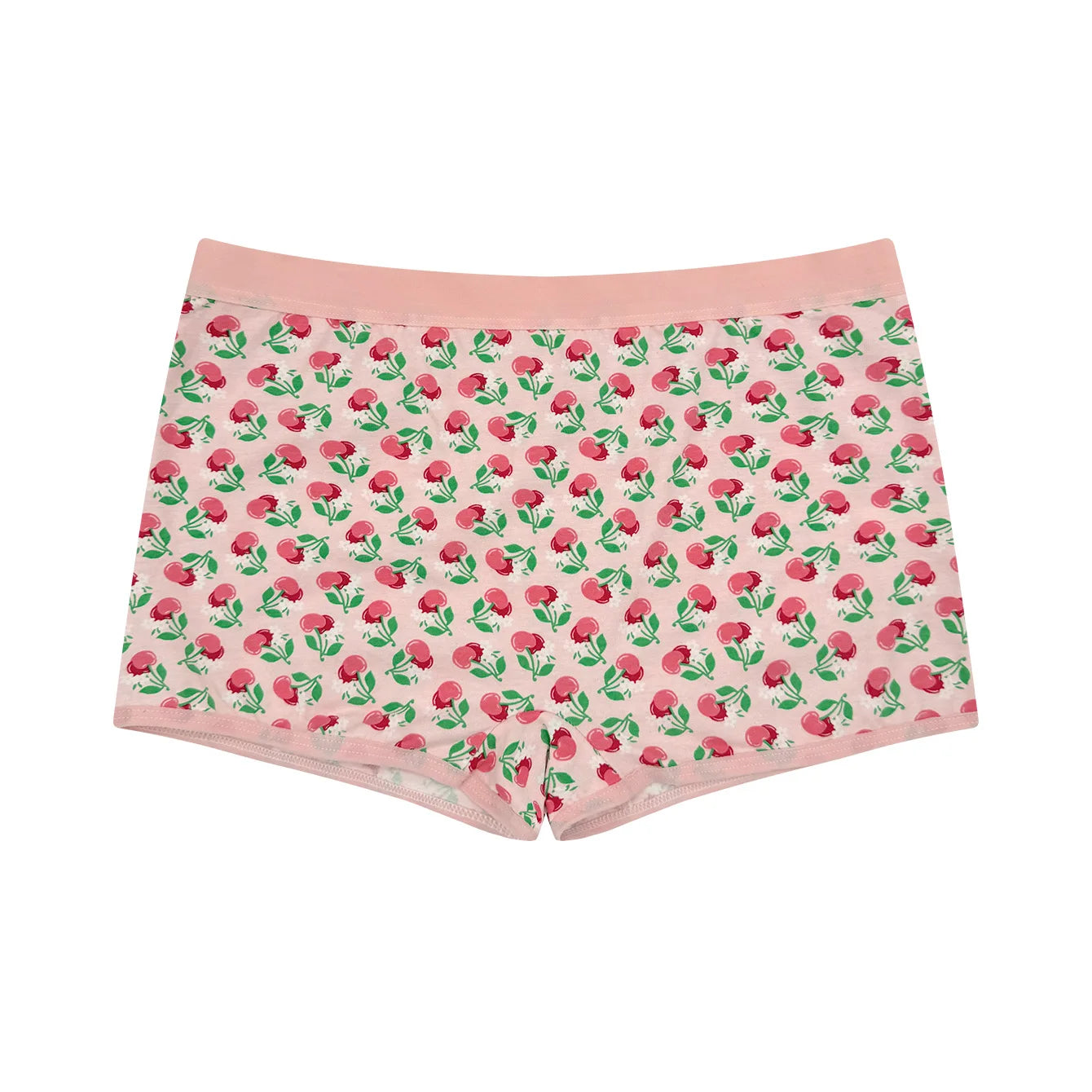 Boxers Coton Élasthanne Imprimé Fruits Fraises Oranges Cerises