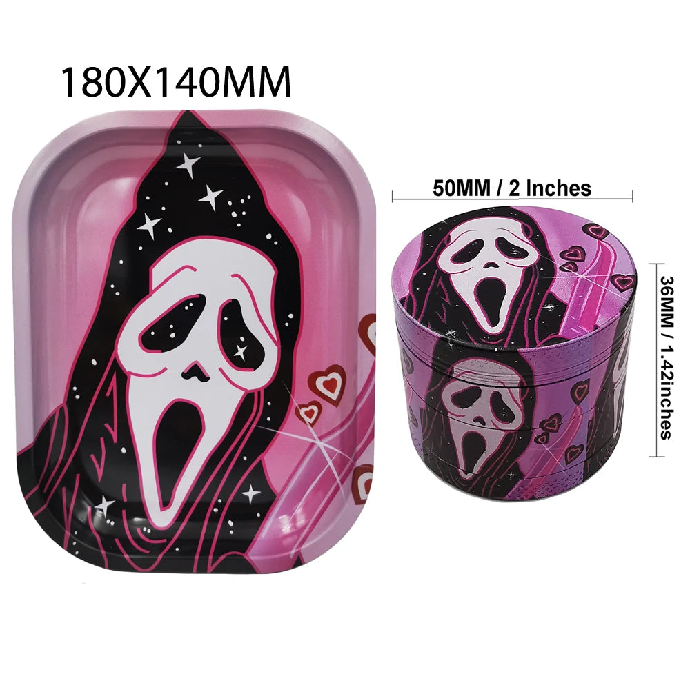 Broyeur à Fumée Métal Ghost 50mm Kit Plateau 18x14cm