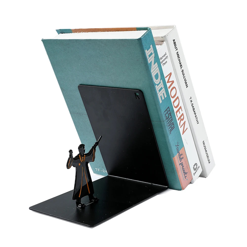 Serre-livres en métal robuste Harry Potter, pour bureau, bureau d'étudiants, décoration de maison, super cadeau, ornement de bureau by LSDLBoutique.ch