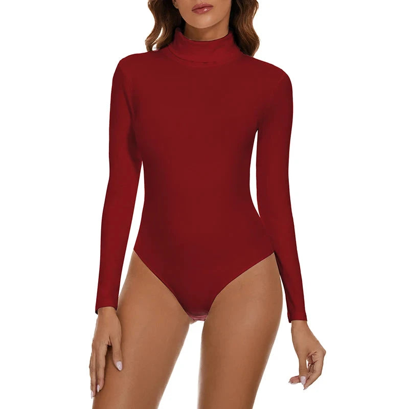 Les Secrets de Léa – Bodysuit thermique col roulé en viscose et spandex – Whitney