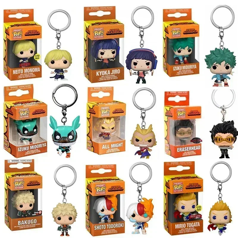 Funko POP-Porte-clés My foreAcademia, Himatm Toga Kurogiri Twice Hatsume Shigaraki Deku Bakugo, Jouets, Nouveau by LSDLBoutique.ch