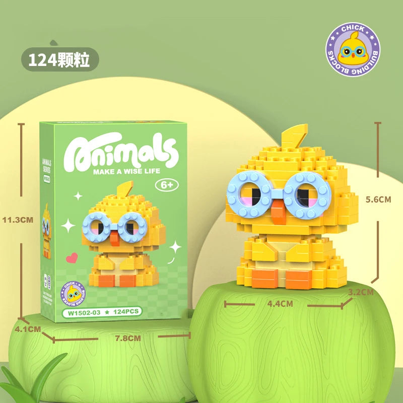 Ensemble De Briques Animaux Micro Blocs De Construction Pour Enfants Adultes Décoration Jouets Compatibles Lego ABS by LSDLBoutique.ch