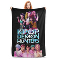 Couverture Polaire Kpop Demon Hunters Motif Imprimé