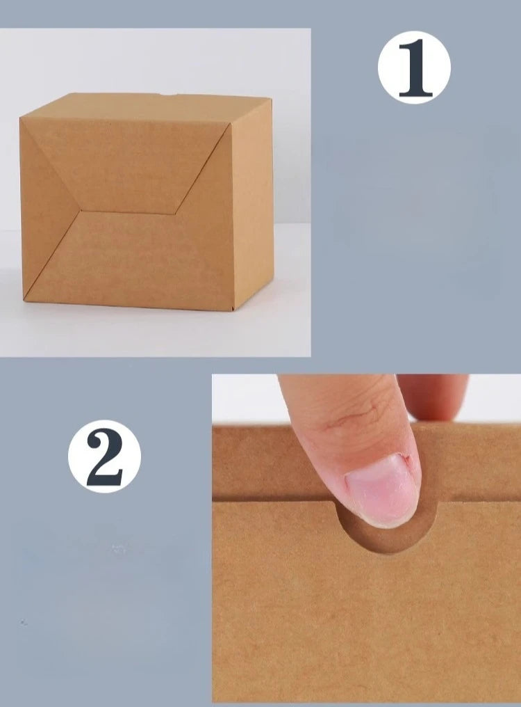 Boîtes Pliantes En Papier Ondulé Lot De 20 Pour Expédition