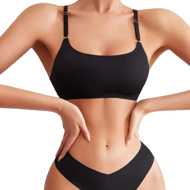 Les Secrets de Léa – Soutien-gorge sans couture effet soie glacée – Roshan