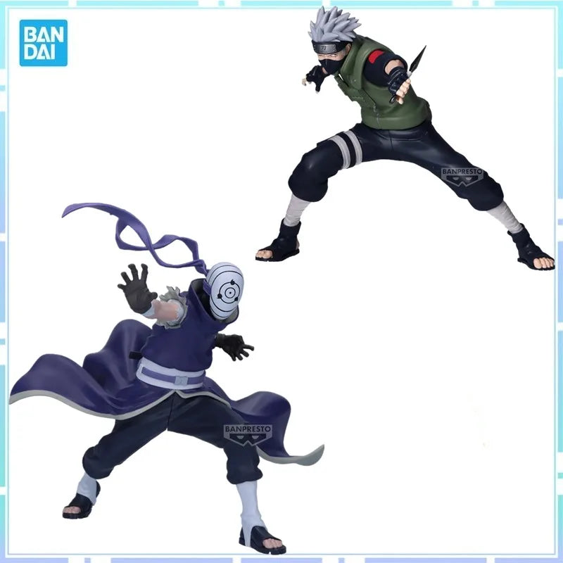 Bandai Banpresto Figurine PVC Naruto Uchiha Madara Et Kakashi
