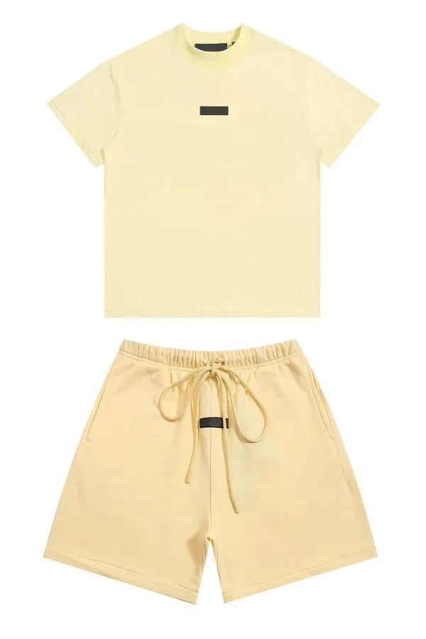 Ensemble T shirt et Short Unisexe Jardin Été