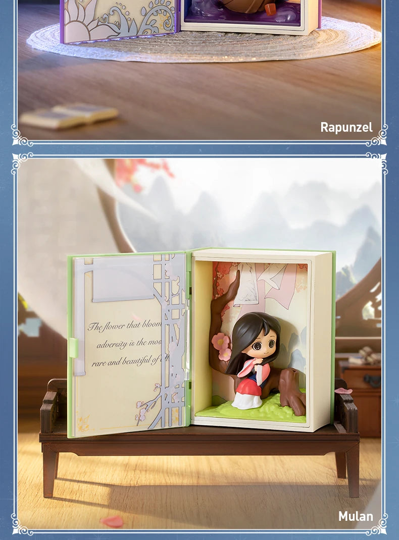 POP MART Disney Princess Fairy Tales Ensemble de Scènes Boîte Aveugle