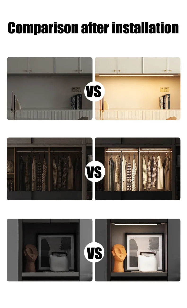 Xiaomi Veilleuse LED Sans Fil Capteur Mouvement USB Rechargeable Télécommande