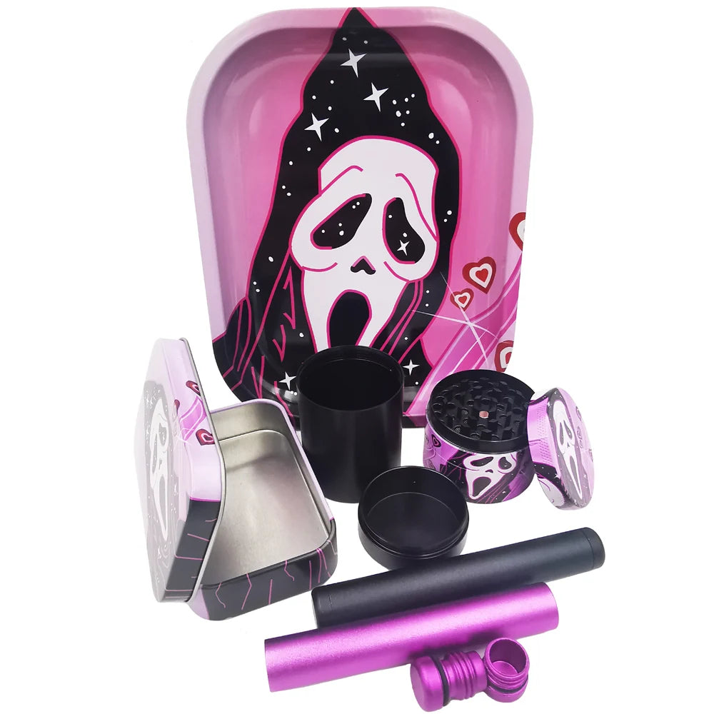 Broyeur à Fumée Métal Ghost 50mm Kit Plateau 18x14cm